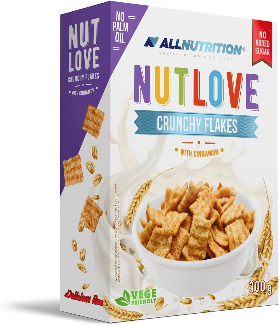 Allnutrition Nutlove Crunchy Flakes with Cinnamon 300G Cereal Naty Shop Standardtitel