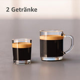 PHILIPS automatisk espressomaskin 2200-serien - 2 kaffespecialiteter, pekskärm, klassisk mjölkskummare, keramisk kvarn, mattsvart (EP2220/10)