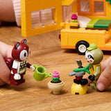 LEGO Animal Crossing Gerds husvagn och trädgård Rollspelsset Billeksak för barn 7 år gamla flickor och pojkar Presentvideospelleksak med djurfigurer 77054 Byggset Besuche den LEGO-Store