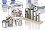 Bestickhållare i rostfritt stål, 1 pack, Silver Naty Shop Kitchen