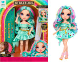 Rainbow High Be Dazzling Fashion Doll - Celine Turkos - Blågrön, 28 cm, med dekorationsverktyg, gnistrande ädelstenar och stylingtillbehör