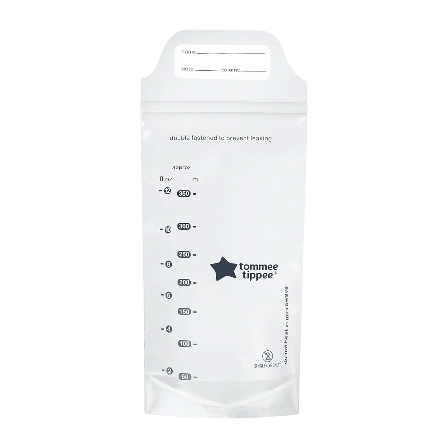 Tommee Tippee Closer to Nature Förvaringspåsar för bröstmjölk, försteriliserade, 350 ml Tillbehör Mat och amning Bebe Naty Shop