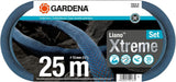 Gardena Liano Xtreme 1/2 tum 25 m set: Extremt robust trädgårdsslang i textil med lätt, väderbeständig PVC-innerslang (18475-20)