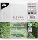 Papstar 11682 50 servetter "Royal Collection" 1/4-faldig 40 X 40 cm "Ornaments", vit