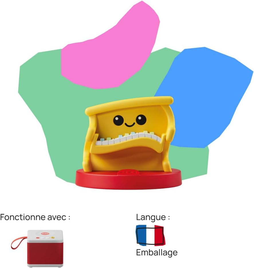 - Ljudkaraktär, klassisk pianomusik, leksak, inlärningsinnehåll för barn från 0 år, fransk version, FFF30013 Toys Bebe Naty Shop