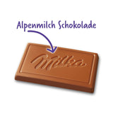 Naps alpmjölk 1 x 1 kg, Smält-i-munnen minichokladrutor av fin alpin mjölkchoklad, ask (förpackning med 2)