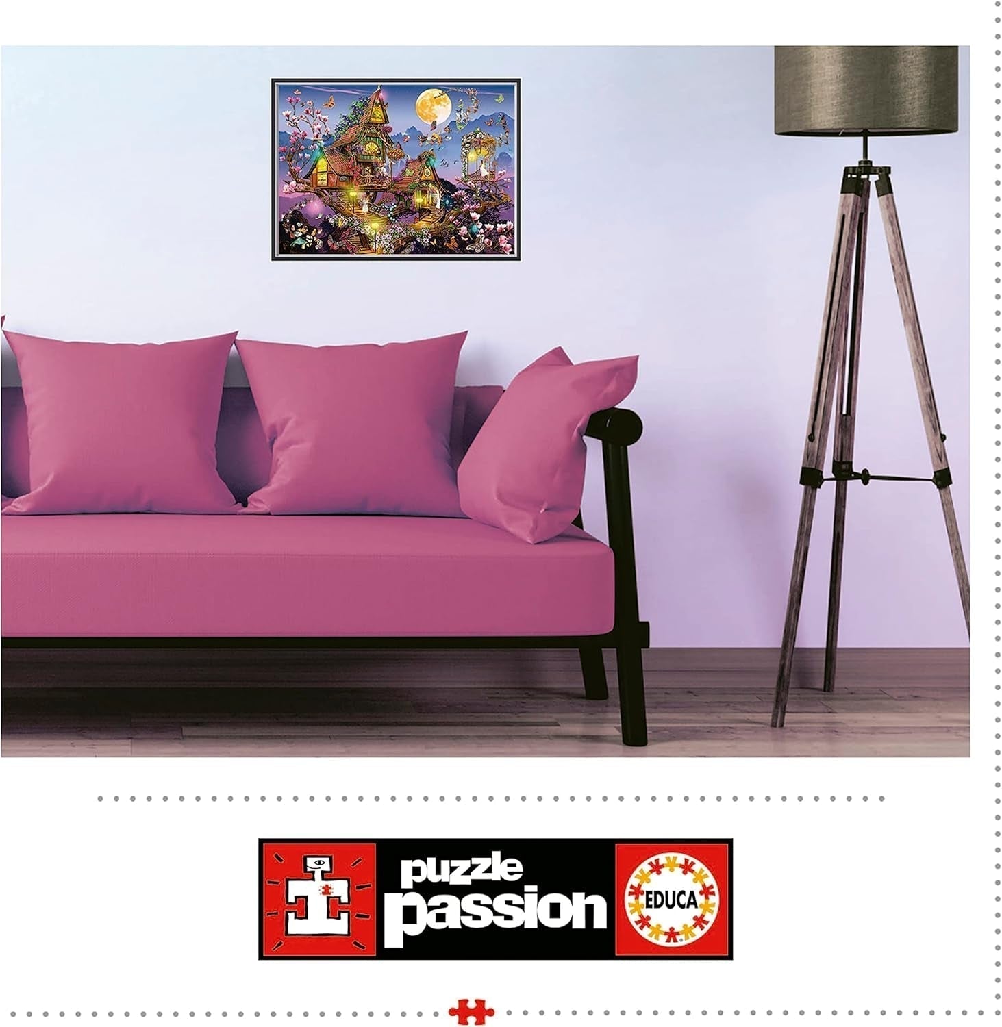 Educa - Pussel 500 bitar för vuxna | sagohus, 500-bitars pussel för vuxna och barn från 11 år, fantasy, sagor, älvor (19554) Puzzle Naty Shop