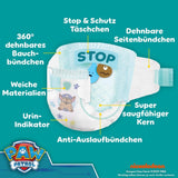 Pampers Baby-Dry Puppy Patrol Edition blöjor, storlek 5, 186 blöjor, 11 kg - 16 kg, upp till 100 % läckageskydd och komfort hela natten