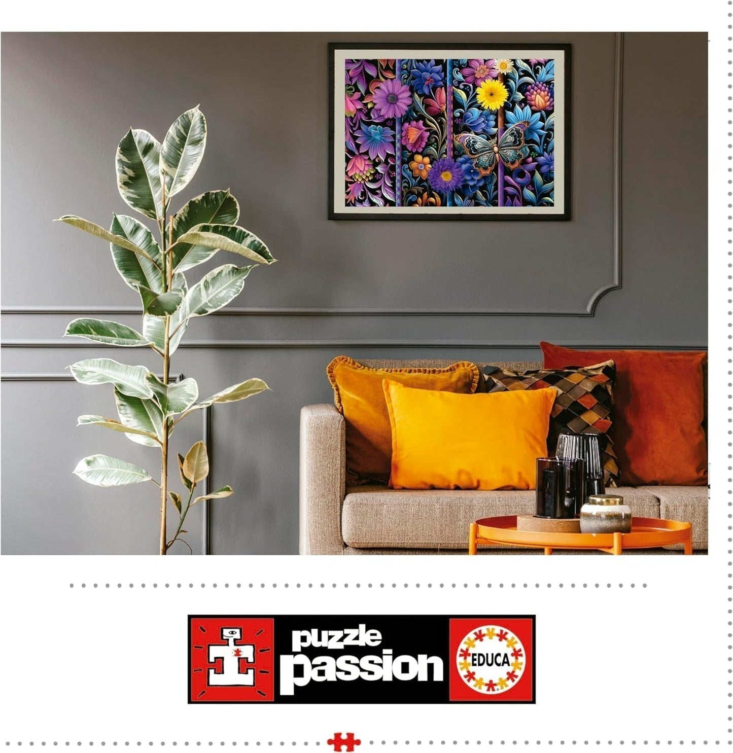 Educa - Pussel med 500 bitar för vuxna | Bada Bloom. Mått: 48 X 34 cm. Inkluderar Fixpuzzle pussellim. I 11 år (19909) Puzzle Naty Shop