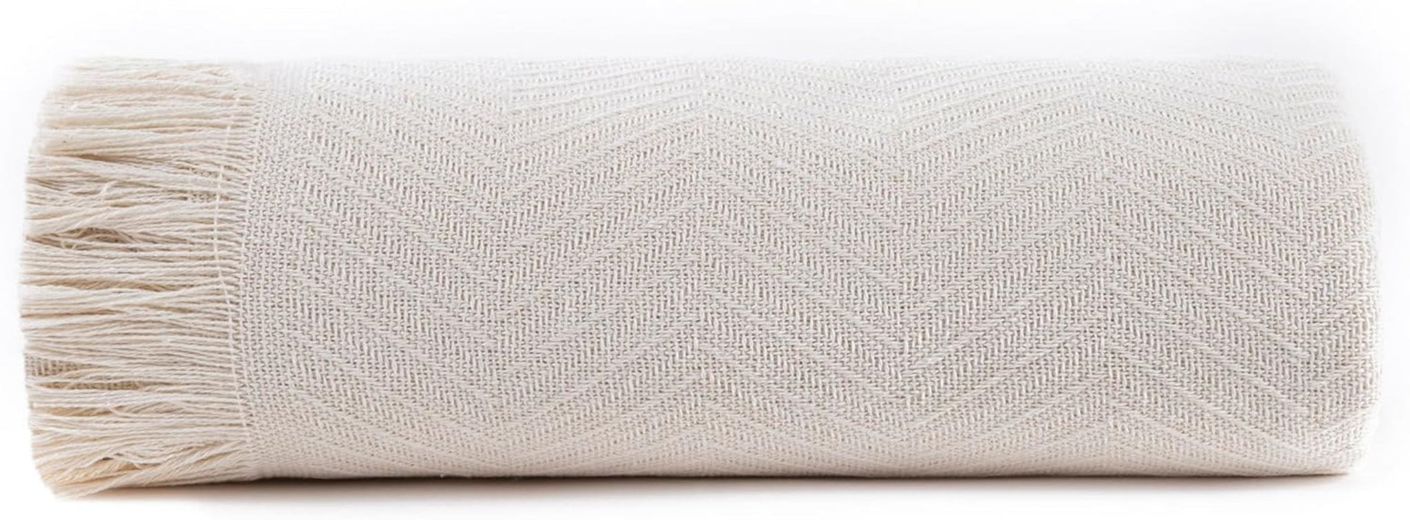 Todocama multifunktionellt överkast, överkast, överkast, sofföverdrag, jarapas, fiskbensmönster (230 X 260 Cm, sandbeige). Sängar och filtar Besuche den Todocama-Store Krämfärg 230 X 260 Cm