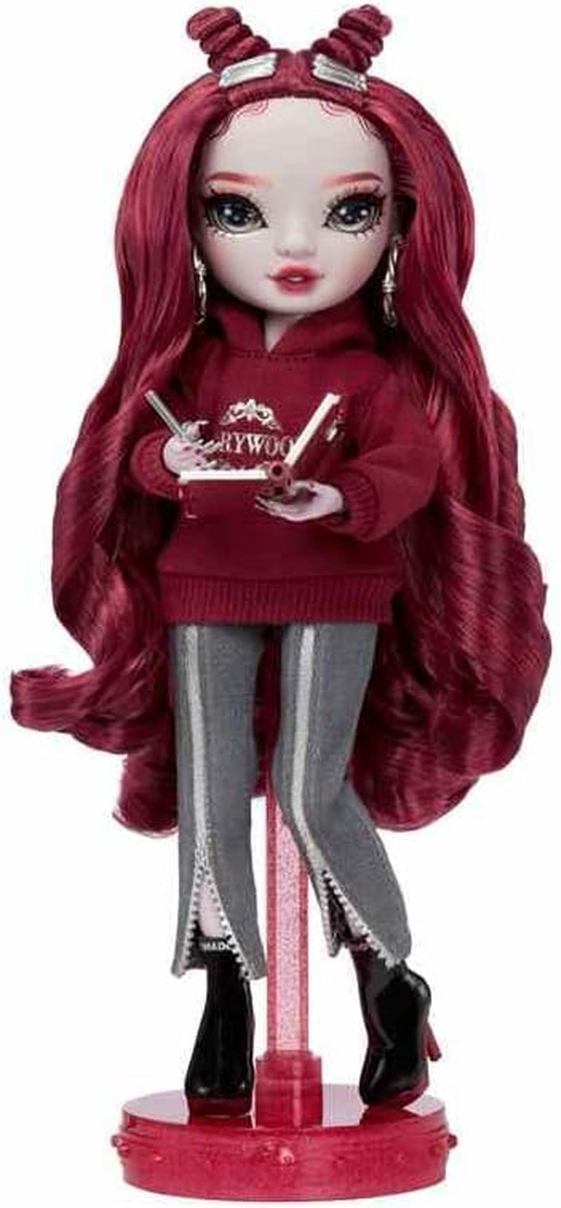 Rainbow High Shadow High Series 3 - Scarlett Rose - Maroon Fashion Doll - Fashionabla kläder och över 10 färgglada lektillbehör - Idealisk för 4-12 åringar och samlare