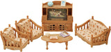 5716 Town House med vind - Dockhus och L5339 Country House Vardagsrum - Dockhusmöbler, 30 x 50 cm, 1 st (1 pack), tillverkad av plast