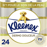 KLEENEX Dermo Douceur 4230420 Toalettpapper, 24 rullar (4 X 6 rullar) vitt, 24 Unité (Lot Of 6)