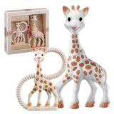 Sophie the Giraffe - Presentförpackning för baby + bitring - 100 % naturgummi - Aktivitetsset för bebisar - Leksak för tidig inlärning
