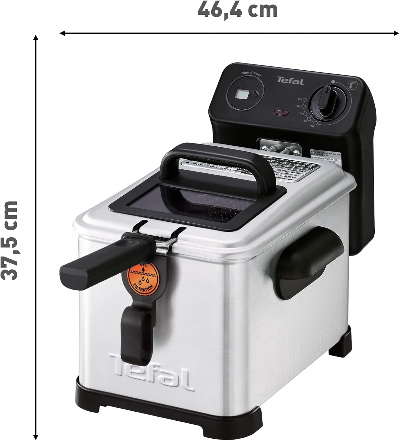 Tefal FR5160 Filtra Pro, semi-professionell oljefritös Vitvaror Naty Shop