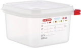 03350 PP Matbehållare GN med lock, 1,1 l, 65 mm (4 st) Matförvaringslådor Naty Shop 1,7Ltr