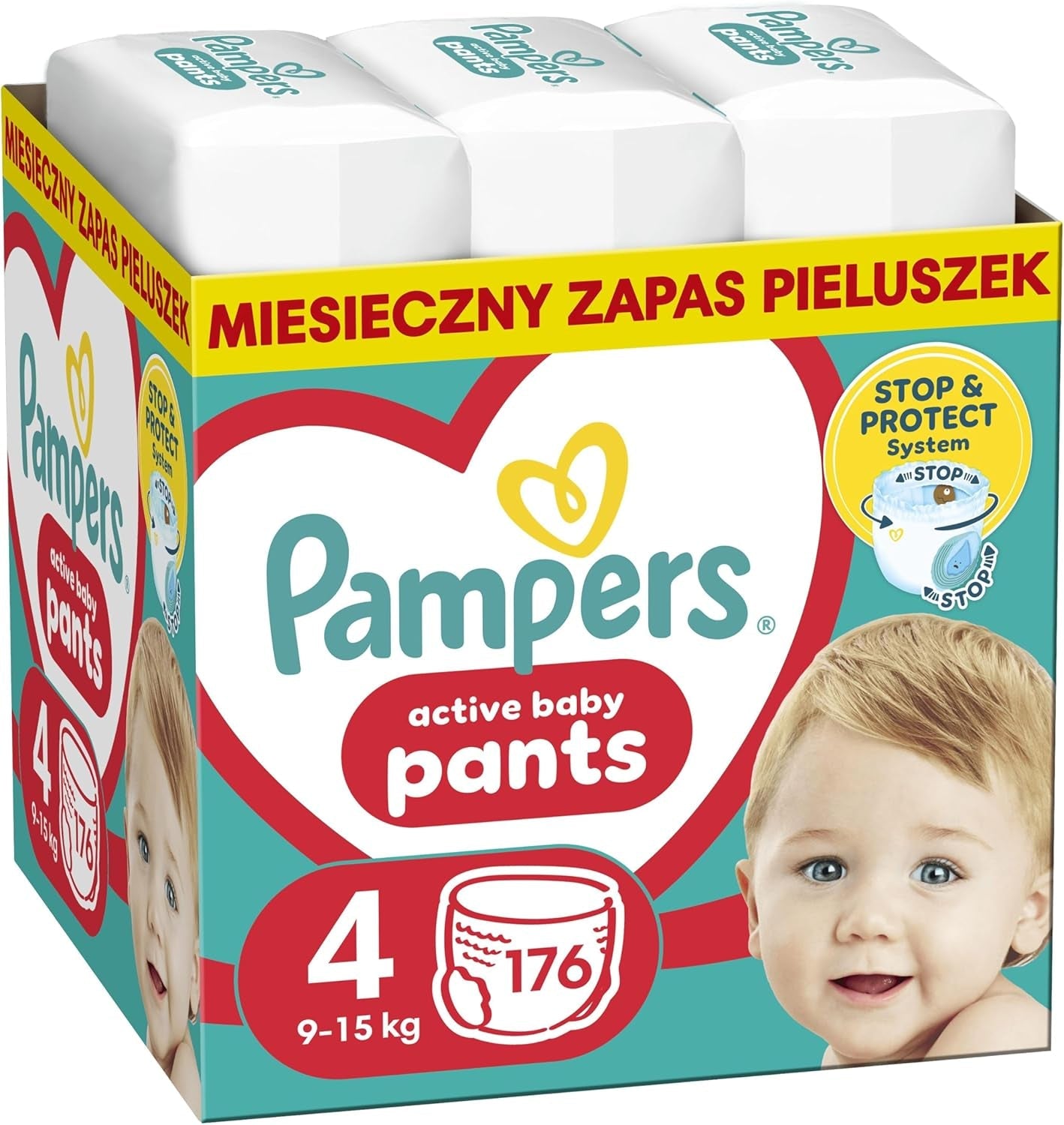 Pampers (Gammal version), Byxor Pojkar/Flickor 4 176 st.