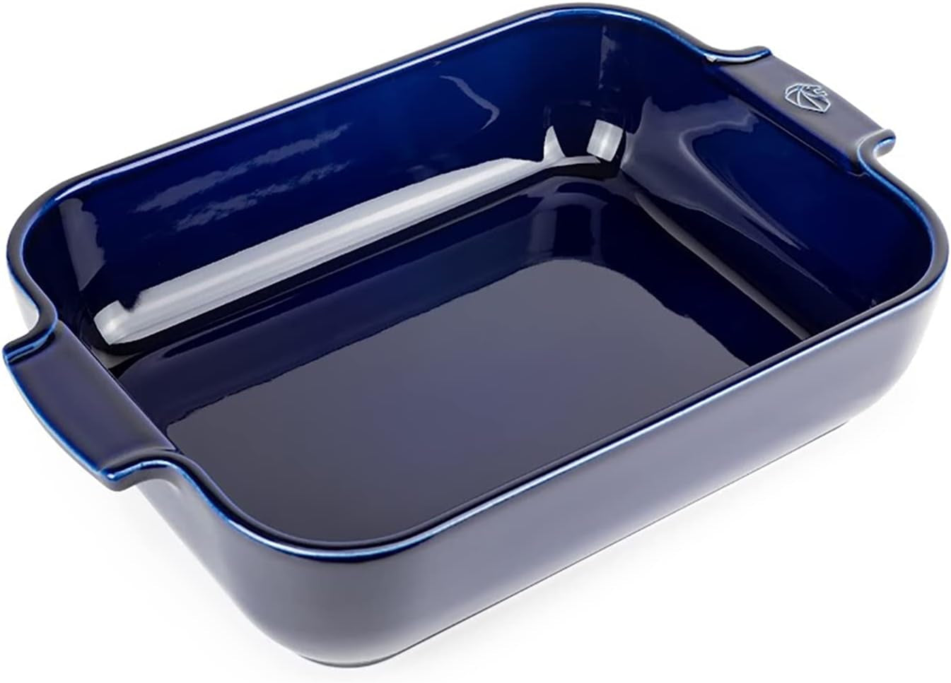 Peugeot Appolia Rechteckige Auflaufform Mit Griffen, Keramik, Schiefer / Grau, 7,2X31X21,7 Cm, Fassungsvermögen: Ca. 2 L, 60060 Bakformar och plåtar Naty Shop Blau