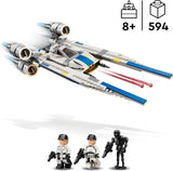 LEGO Star Wars 75399 Rebel U-Wing Starfighter - Leksak med swing wing-funktion och 3 minifigurer inklusive Cassian Andor och K-2SO droidfigur - Present till pojkar i åldern 8+ och Andor-fans säsong 2 Byggset Beuche den LEGO-Store