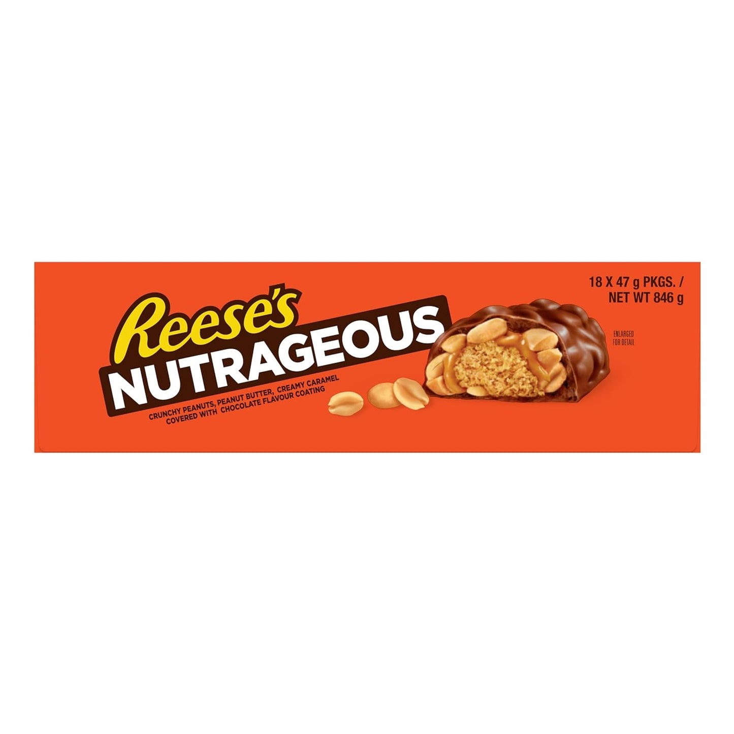 Nutrageous Peanut Butter - Peanut Butter Chokladkakor: 18 bitar (18 x 47g)