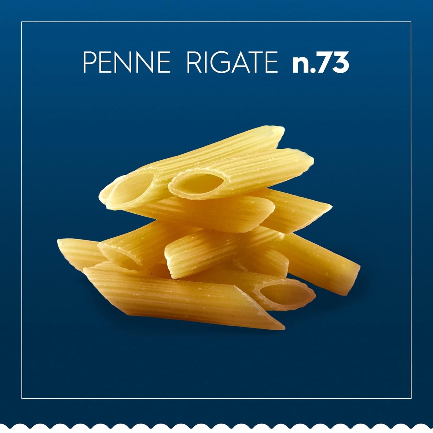 Pasta Barilla Classic Penne Rigate Nr. 73 från högkvalitativt durumvete, alltid al dente (1 x 500 g)