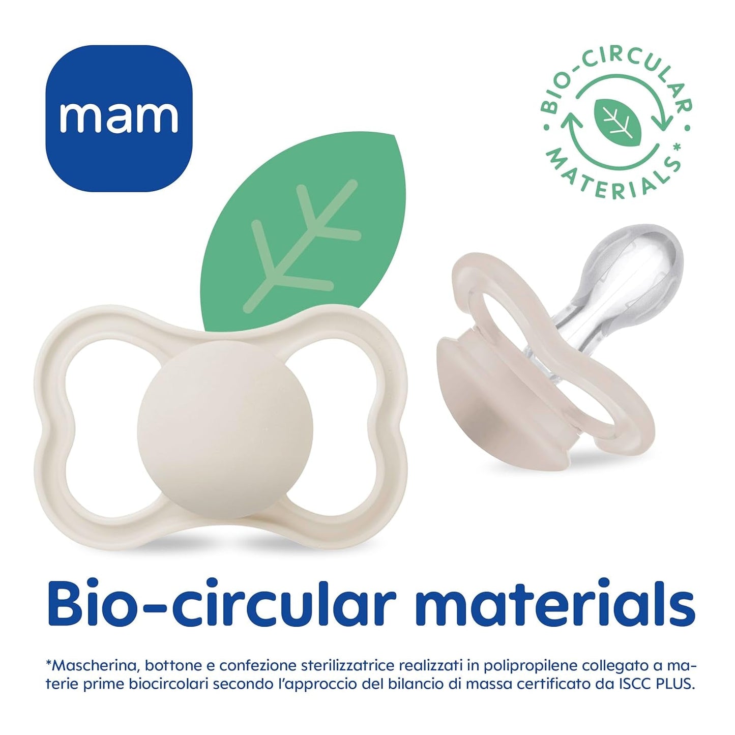 MAM Air Nattnapp 6-16 månader (2-pack) MAM-napp 6-16 månader, glöd i mörkret för känslig hud, babytillbehör 2-pack med silikonnapp och napphållare, neutral/grön