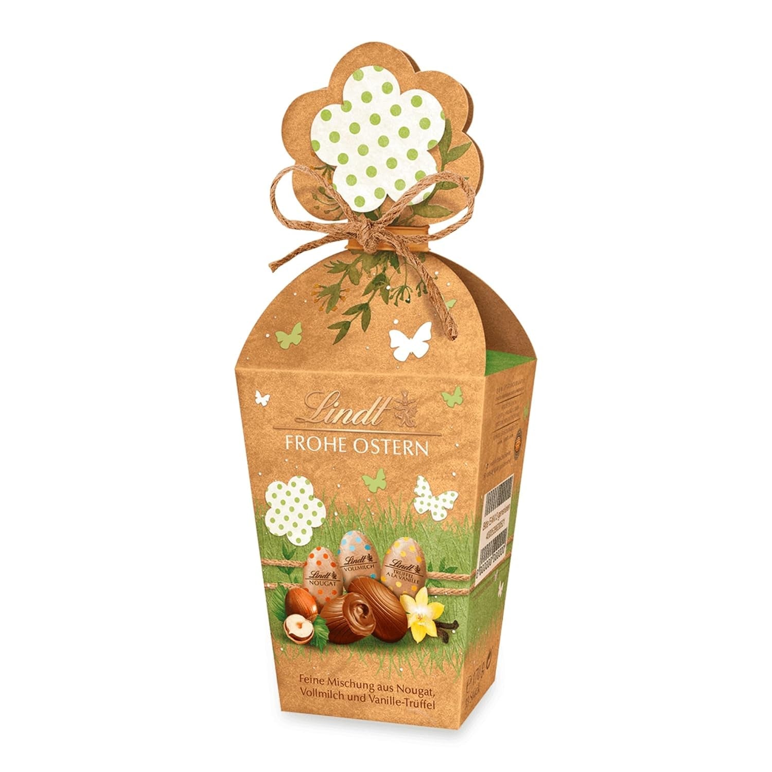 Lindt Choklad | Mini Eggs Nature Edition | 170g | Fin mix av miniägg med nougat, mjölkchoklad och vaniljtryffel | Påskchoklad | Påskchoklad perfekt att dela och njuta av