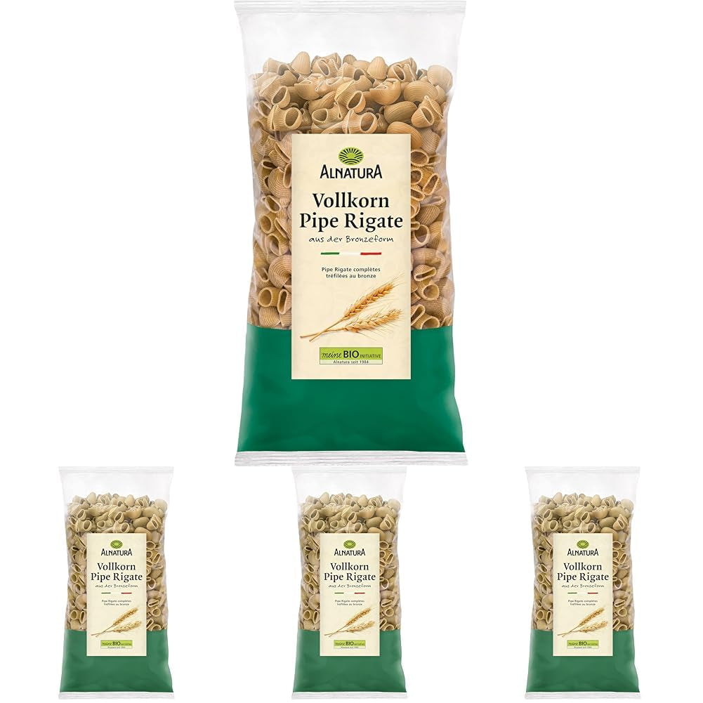 Pipe Rigate ekologisk fullkornspasta, vegansk, 500 g