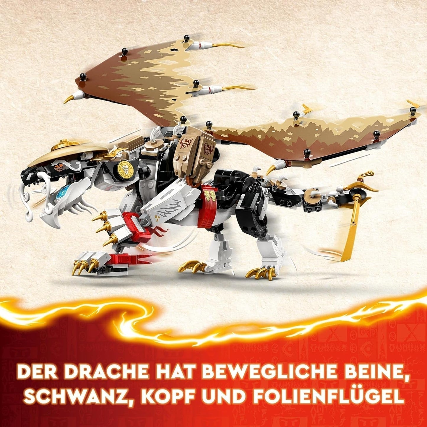 LEGO NINJAGO Egalt Dragon Master, Ninja Set med Dragon Toy och 5 figurer inklusive Lloyd och NYA, Dragon Master, present till pojkar och flickor från 8 år 71809 Byggset Beuche den LEGO-Store