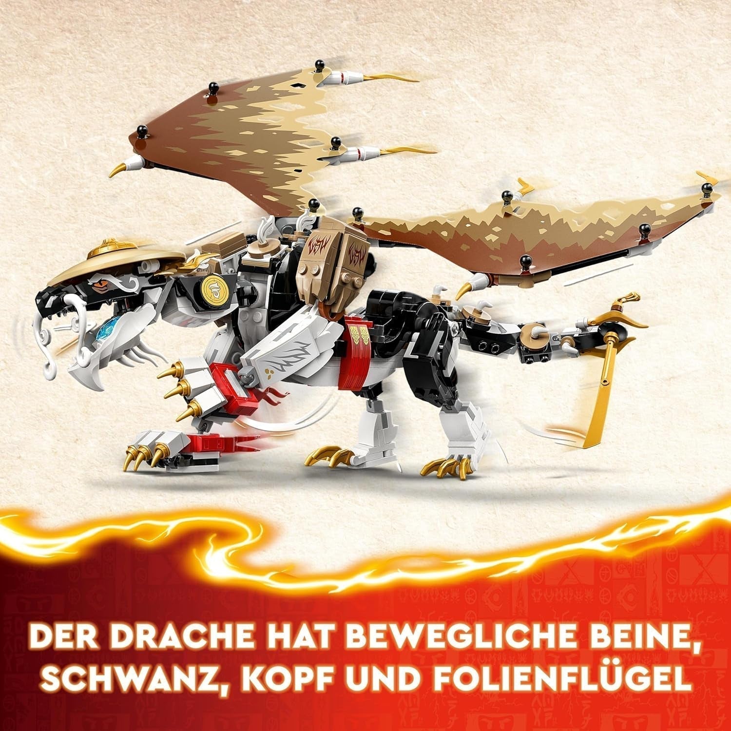 LEGO NINJAGO Egalt Dragon Master, Ninja Set med Dragon Toy och 5 figurer inklusive Lloyd och NYA, Dragon Master, present till pojkar och flickor från 8 år 71809 Byggset Beuche den LEGO-Store