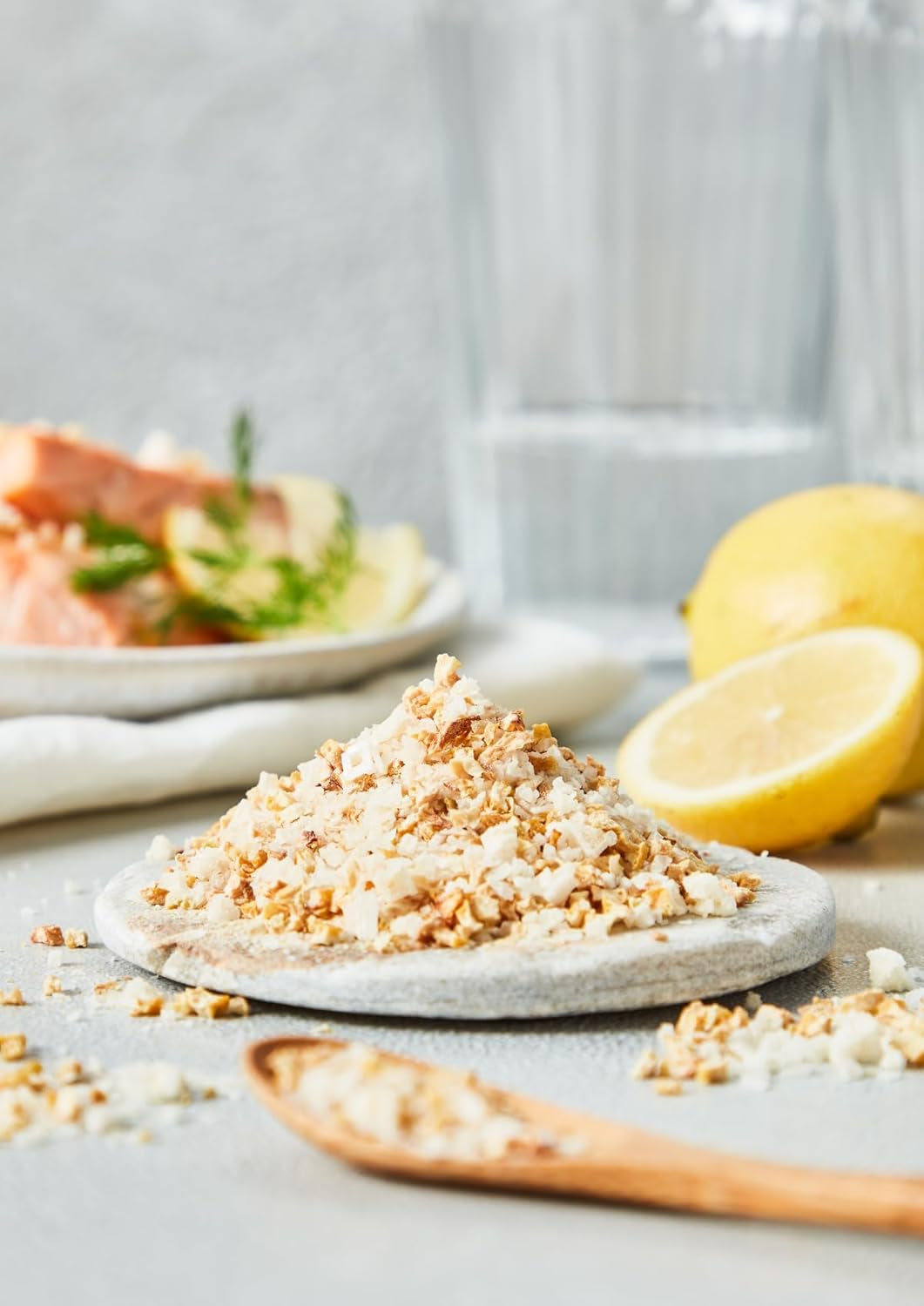 Fuchs Gewürze - Citronensalz | Toppingsalz med Pyramidenflocken & Zitrone | Crunchy Verfeinerung für Fisch und Gemüse | Citronsalt i Premium-Qualität | 60 g im wiederverschließbaren Gewürzglas