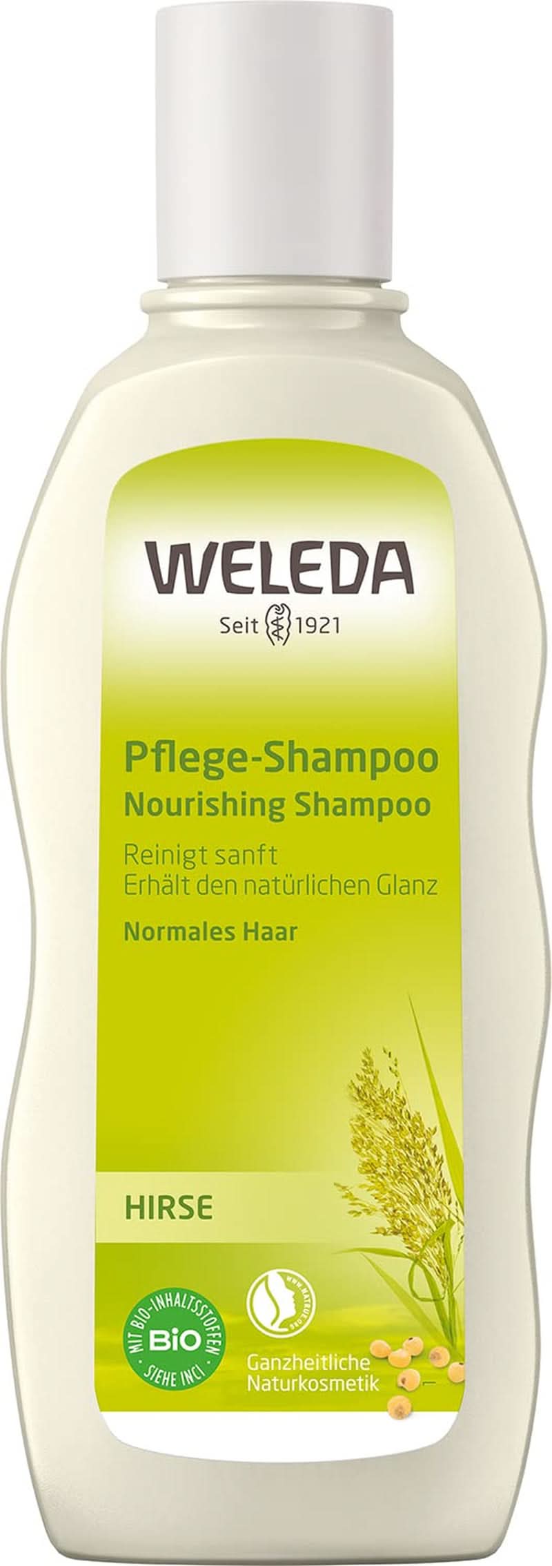 WELEDA Organic Millet Care Shampoo, skonsam rengöring, 190 ml Dusch och bad Naty Shop 190 ml Schampo för vård