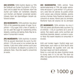 Greatvita Erythritol 1000 G | Kalorienfreie Süßungsmittel & Zucker-Alternative | Zahnfreundlich, Gut Löslich & Glutenfrei | Ideal Für Getränke, Desserter & Baken Sweeteners Naty Shop