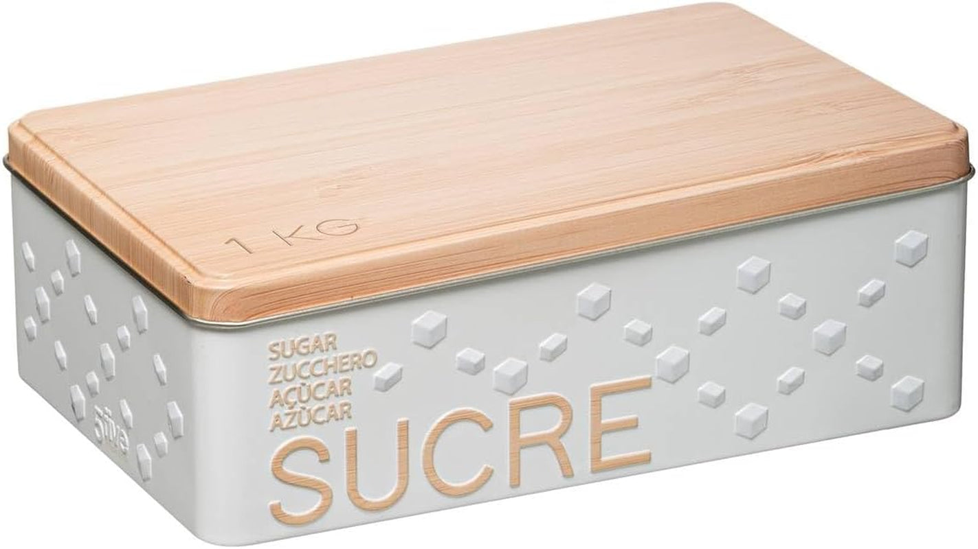 "scandinave nature" vit kub-typ metall askkopp - 5 fem helt enkelt smart
