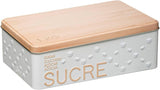 "scandinave nature" vit kub-typ metall askkopp - 5 fem helt enkelt smart