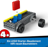 LEGO City Fire Ladder Truck - Leksaksbrandbil med 2 brandmansminifigurer för pojkar och flickor från 4 år - pedagogisk leksak - present till förskolebarn 60463 Byggset Besuche den LEGO-Store