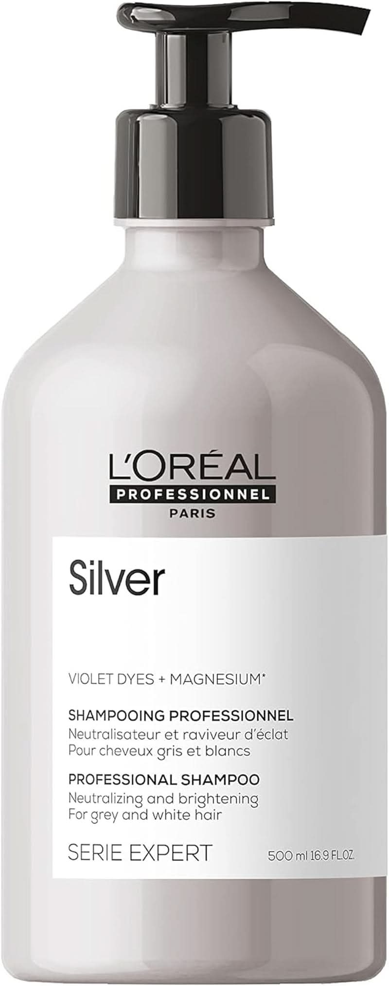 L'Oréal Professionnel Serie Expert Silver, Schampo, 500 ml Dusch och bad Naty Shop