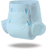 CutiePlusU vuxenblöjor, torr yta, maximal absorptionsförmåga över natten, inkontinensblöja för engångsbruk - blå, 2-pack (medium 71-96 cm)