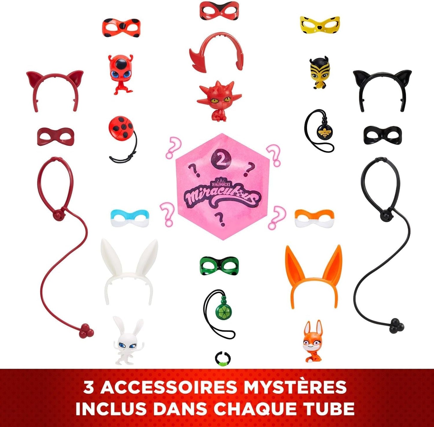 Bandai - Miraculous Ladybug - Doll Marinette Color Change Surprise - Miraculous Jointed Doll, 26 Cm + 3 Surprises - Random Model - P50390 Dolls Naty Shop
