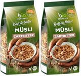 Biocentral müsli med mörk choklad | 500g Ekologisk Vegan | Perfekt för frukost och din kopp takeaway-müsli | Alternativ till müslibars