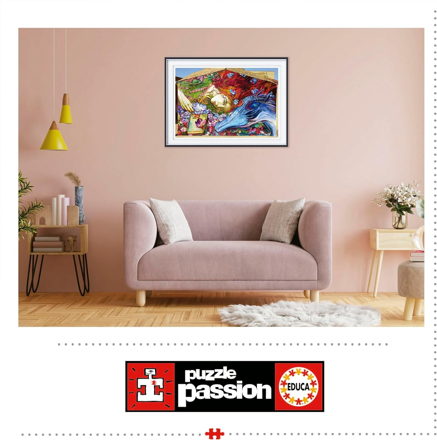 Educa - Pussel med 1000 bitar för vuxna | Sant Jordi, Lily Brick. Mått: 68 X 48 cm. Inkluderar Fixpuzzle pussellim. I 14 år (19926) Puzzle Naty Shop