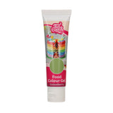 Funcakes Gel Gooseberry food coloring: Highly concentrated food coloring for dough, cream, fondant and marzipan. Enkel dosering. En droppe för att skapa livfulla färger. Halal. 30 g.