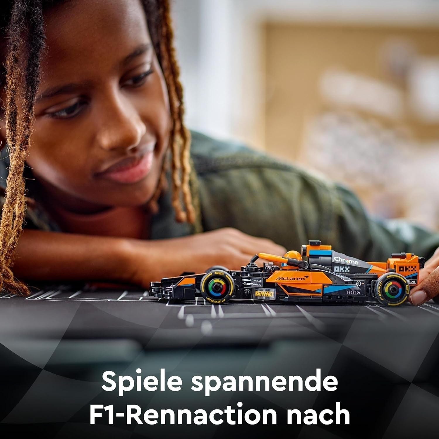 LEGO Speed Champions Mclaren Formel 1 racerbil 2023, leksak för 9+ år gamla pojkar och flickor som gillar att leka självständigt, byggbar fordonsmodell, barnrumsinredning 76919 Byggset Besuche den LEGO-Store