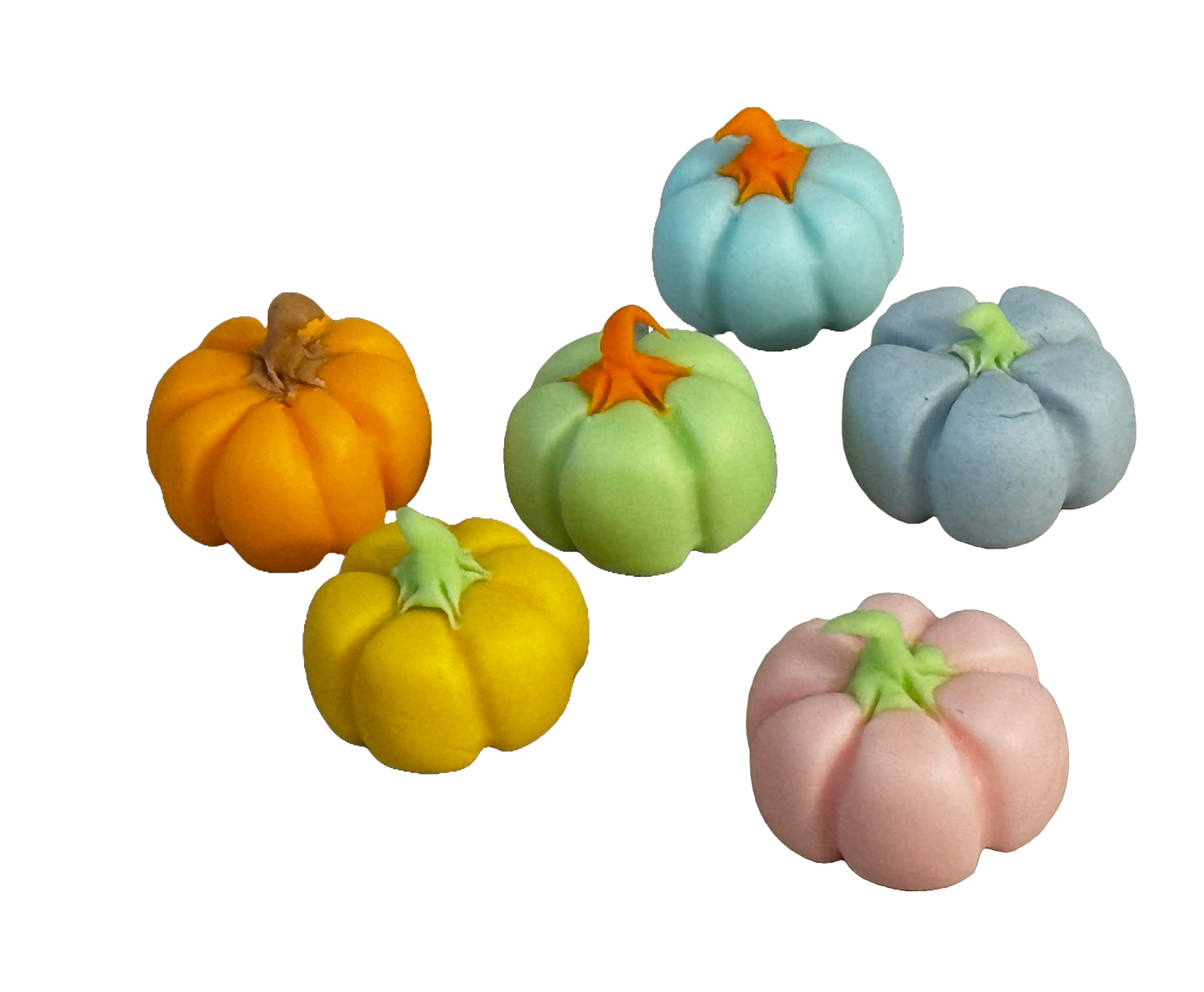 Set med 6 ätbara sockerpastadekorationer, Bostani Sugar Paste Decorations Naty Shop