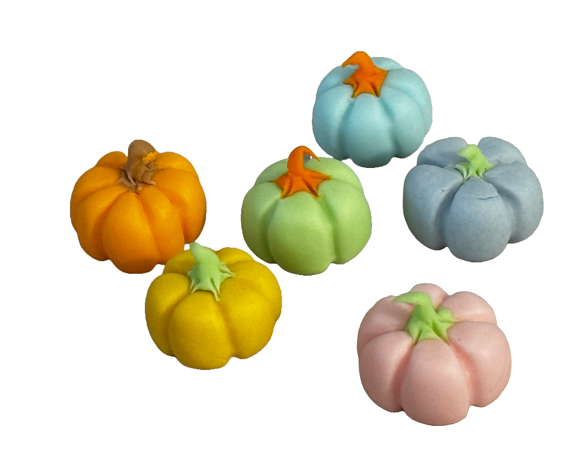 Set med 6 ätbara sockerpastadekorationer, Bostani Sugar Paste Decorations Naty Shop