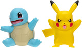 Pokémon PKW3586 - Battle Figure Pack - Pikachu och Schiggy Officiella detaljerade figurer 5 cm vardera Actionfigurer Naty Shop Pikachu och Schiggy