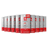 illy, kompatibel aluminium-kaffeekapseln CLASSICO, 100 % Arabica med toner av apelsinblommor och jasmin, söt smak och söt eftersmak, 10 förpackningar med 10 kapslar (100 totalt)