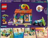 LEGO Friends Smoothieställ på stranden Rollspel Lekset Presentidé för flickor och pojkar 6 år med lekfigurer Sköldpadda och tillbehör Social utveckling Leksak 42625 Byggset Besuche den LEGO-Store