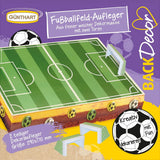 Günthart Backdecor 12 Socker fotbollsspelare och fotbollar, 21 gram Naty Shop Support för fotbollsplaner
