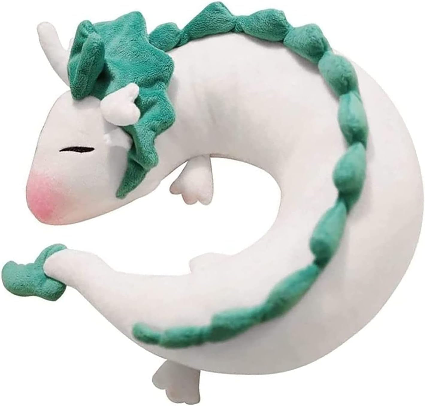 Söt liten vit drake, Chihiro nackkudde Japansk animation cervikala ortopediska kuddar Naty Shop Standardtitel
